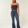 Jeansy Curvy High-Rise Dark Wash Flare
