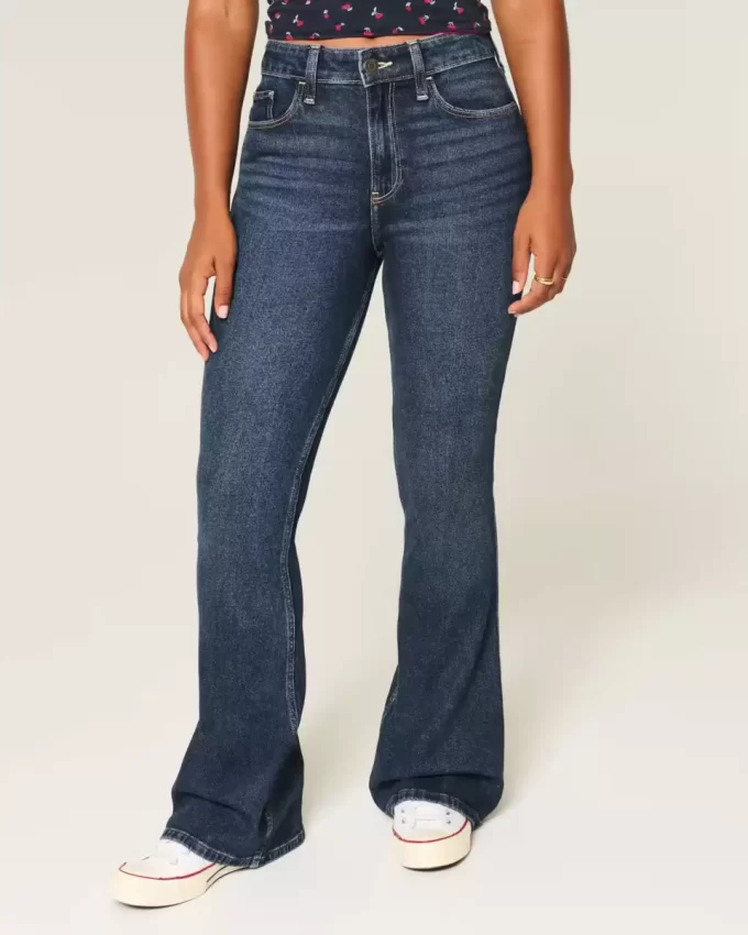 Jeansy Curvy High-Rise Dark Wash Flare