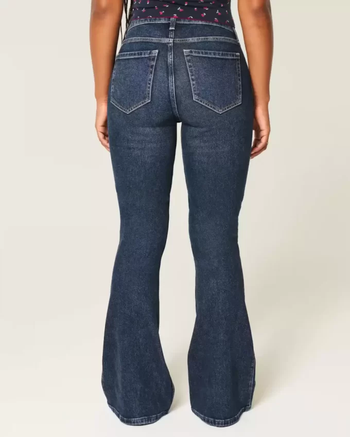 Jeansy Curvy High-Rise Dark Wash Flare