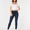 Jeansy Curvy High-Rise Dark Wash Super Skinny Jeansy Curvy High-Rise Dark Wash Super Skinny