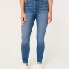 Jeansy Curvy High-Rise Dark Wash Super Skinny