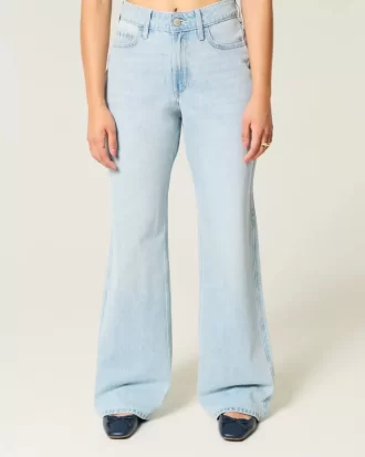 Jeansy Curvy High-Rise Light Wash Baggy