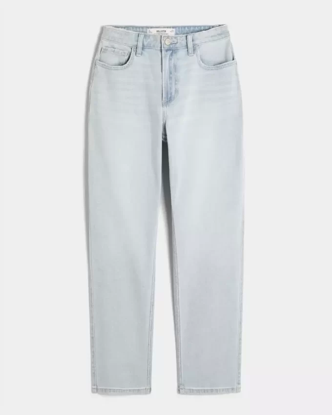 Jeansy Curvy High-Rise Light Wash Straight Jeansy Curvy High-Rise Light Wash Straight