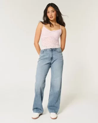 Jeansy Curvy High-Rise Medium Wash Baggy