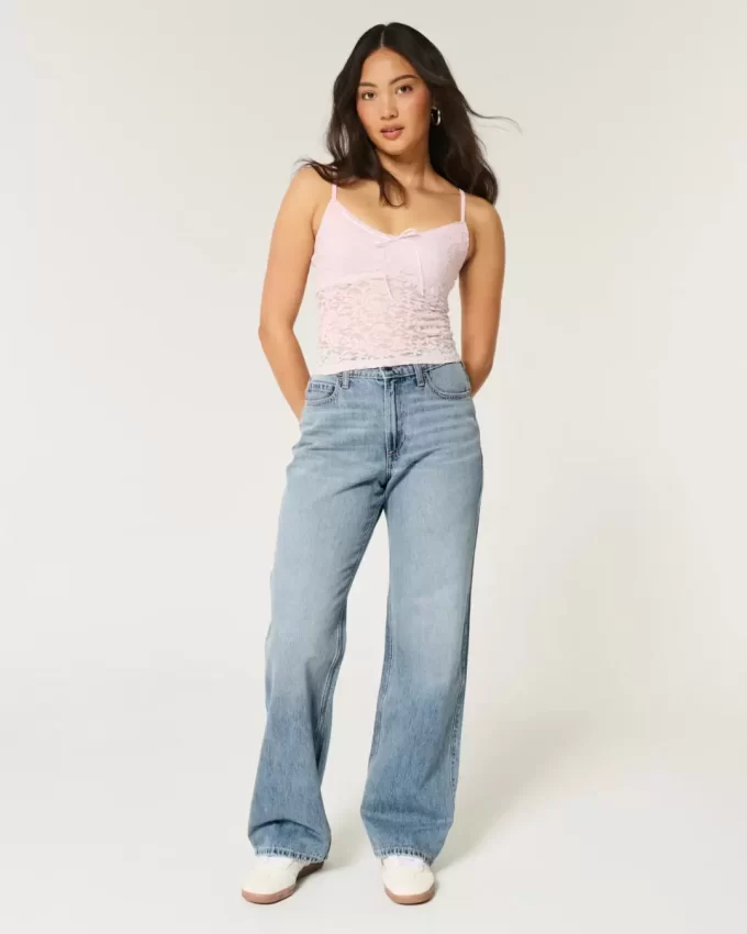 Jeansy Curvy High-Rise Medium Wash Baggy Jeansy Curvy High-Rise Medium Wash Baggy