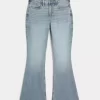 Jeansy Curvy High-Rise Medium Wash Flare Jeansy Curvy High-Rise Medium Wash Flare