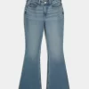Jeansy Curvy High-Rise Medium Wash Flare