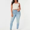 Jeansy Curvy High-Rise Medium Wash Super Skinny