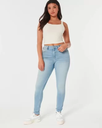 Jeansy Curvy High-Rise Medium Wash Super Skinny