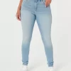 Jeansy Curvy High-Rise Medium Wash Super Skinny