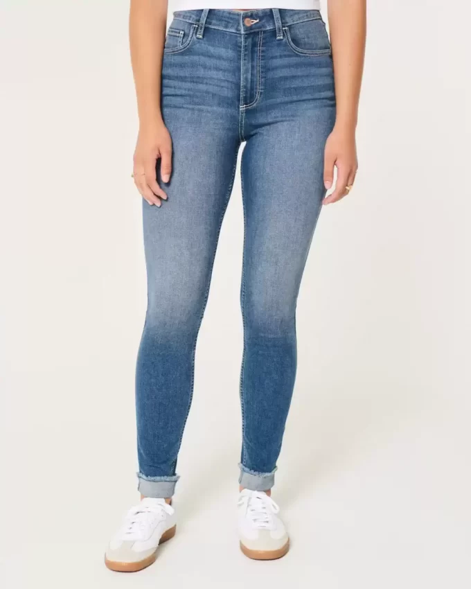 Jeansy Curvy High-Rise Medium Wash Super Skinny