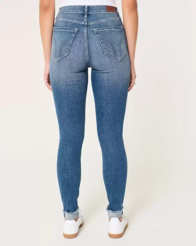 Jeansy Curvy High-Rise Medium Wash Super Skinny