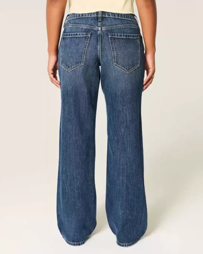 Jeansy Curvy Low-Rise Dark Wash Baggy