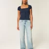 Jeansy Curvy Low-Rise Light Wash Baggy Jeansy Curvy Low-Rise Light Wash Baggy