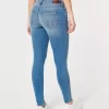Jeansy Curvy Low-Rise Medium Wash Super Skinny Jeansy Curvy Low-Rise Medium Wash Super Skinny