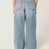 Jeansy Curvy Low-Rise Ripped Medium Wash Super Baggy