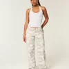 Jeansy Curvy Low-rise Y2K Camo Baggy Jeansy Curvy Low-rise Y2K Camo Baggy