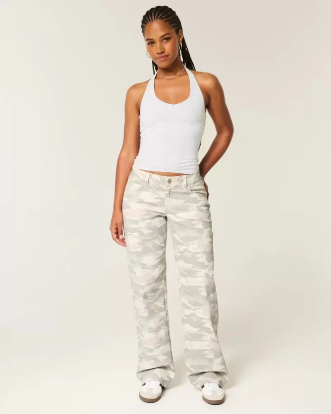 Jeansy Curvy Low-rise Y2K Camo Baggy Jeansy Curvy Low-rise Y2K Camo Baggy