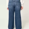 Jeansy Curvy Mid-Rise Dark Wash Baggy Jeansy Curvy Mid-Rise Dark Wash Baggy
