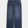 Jeansy Curvy Mid-Rise Dark Wash Baggy Jeansy Curvy Mid-Rise Dark Wash Baggy