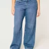 Jeansy Curvy Mid-Rise Medium Wash Baggy Jeansy Curvy Mid-Rise Medium Wash Baggy