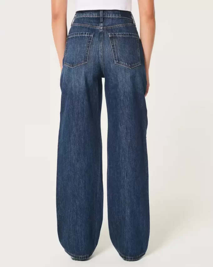 Jeansy Curvy Ultra High-Rise Dark Wash Baggy