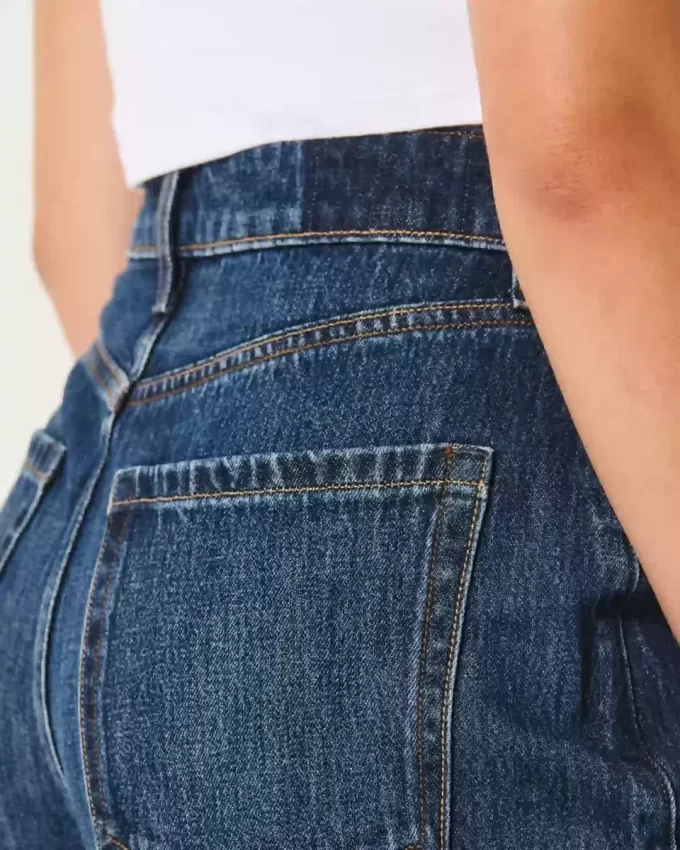 Jeansy Curvy Ultra High-Rise Dark Wash Baggy