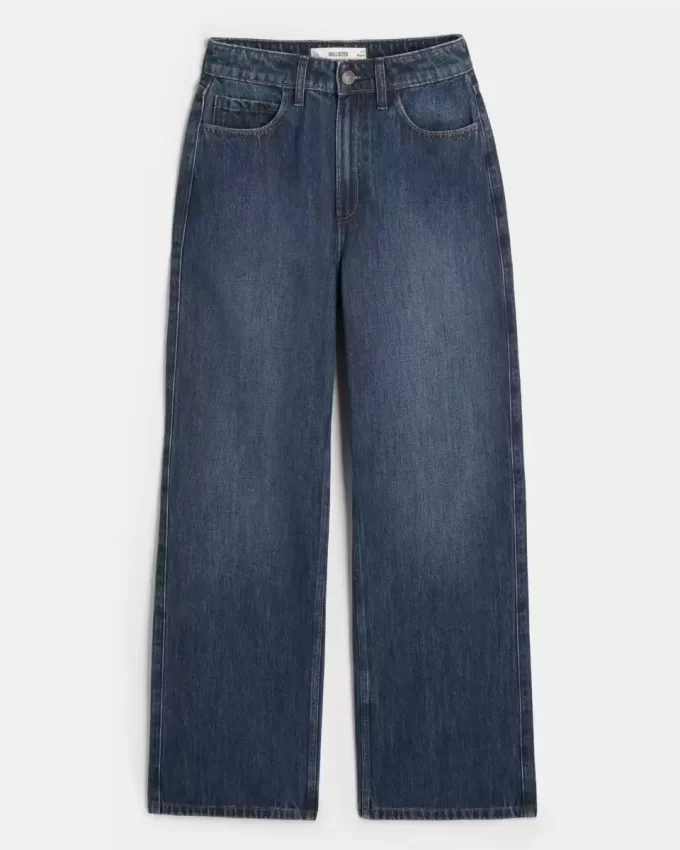 Jeansy Curvy Ultra High-Rise Dark Wash Baggy