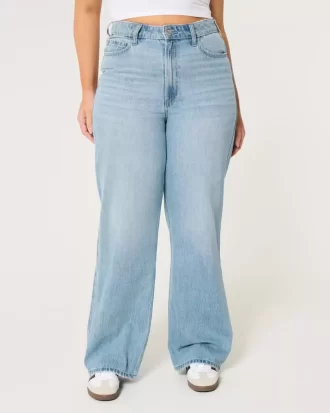 Jeansy Curvy Ultra High-Rise Medium Wash Baggy