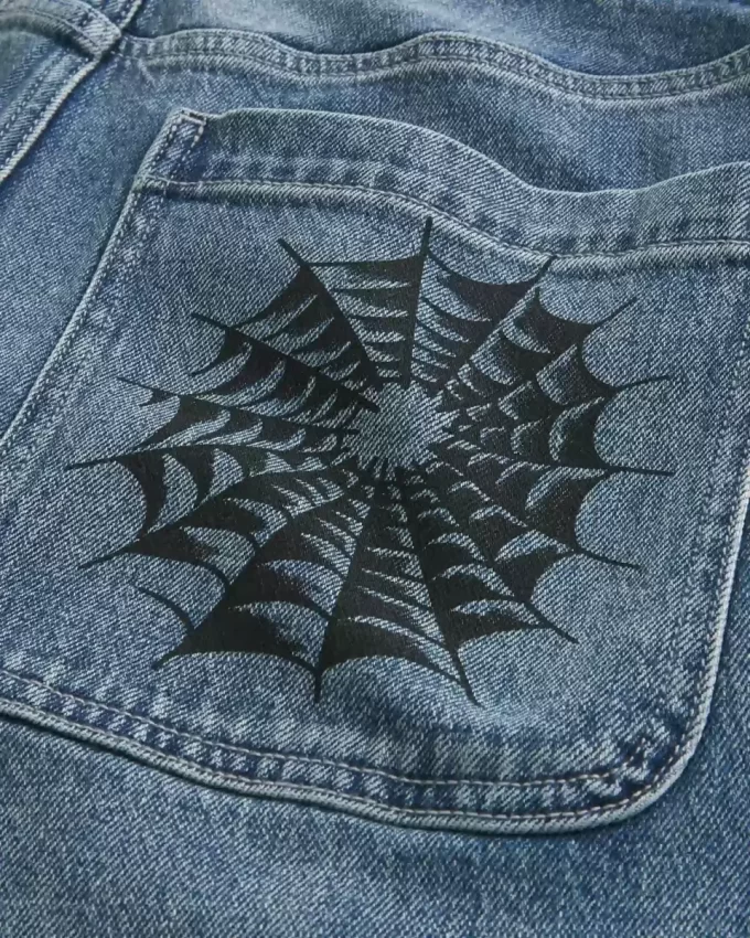 Jeansy Doodle Baggy Medium Wash Jeansy Doodle Baggy Medium Wash