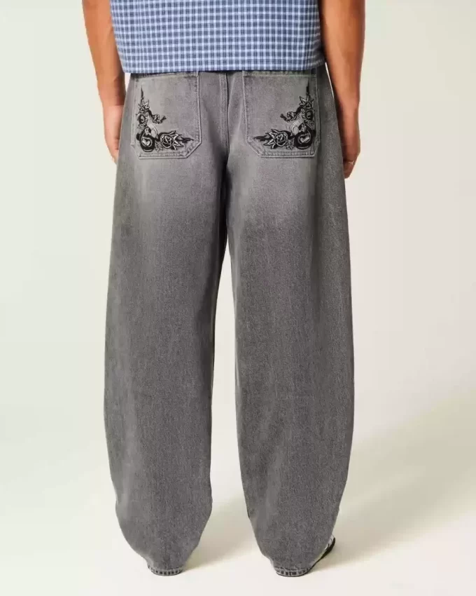 Jeansy Graphic Skater Baggy Jeansy Graphic Skater Baggy