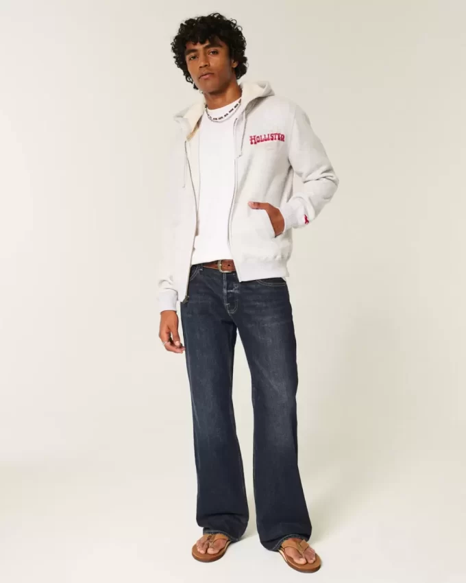 Jeansy Hermosa Dark Wash Relaxed Bootcut