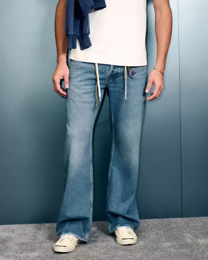 Jeansy Hermosa Medium Wash Relaxed Bootcut