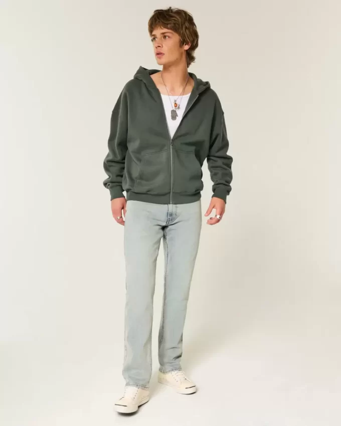 Jeansy Light Wash Slim Straight