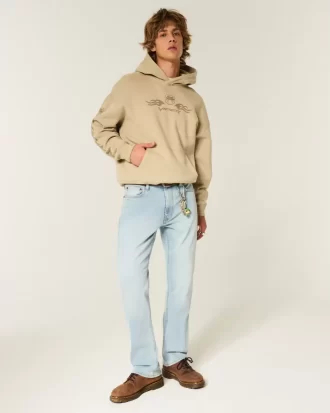 Jeansy Light Wash Slim Straight