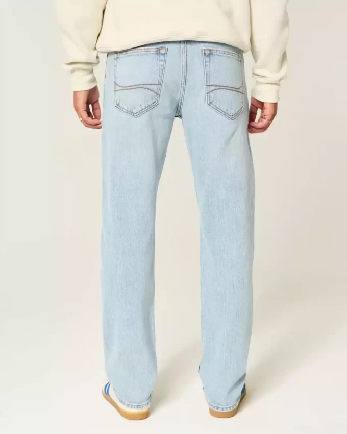 Jeansy Light Wash Slim Straight