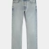 Jeansy Light Wash Slim Straight