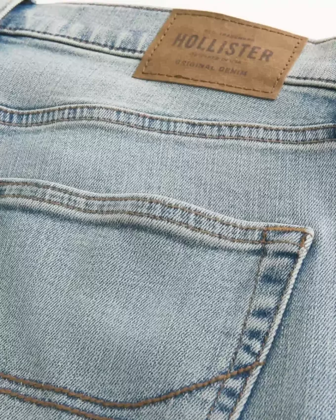 Jeansy Light Wash Slim Straight