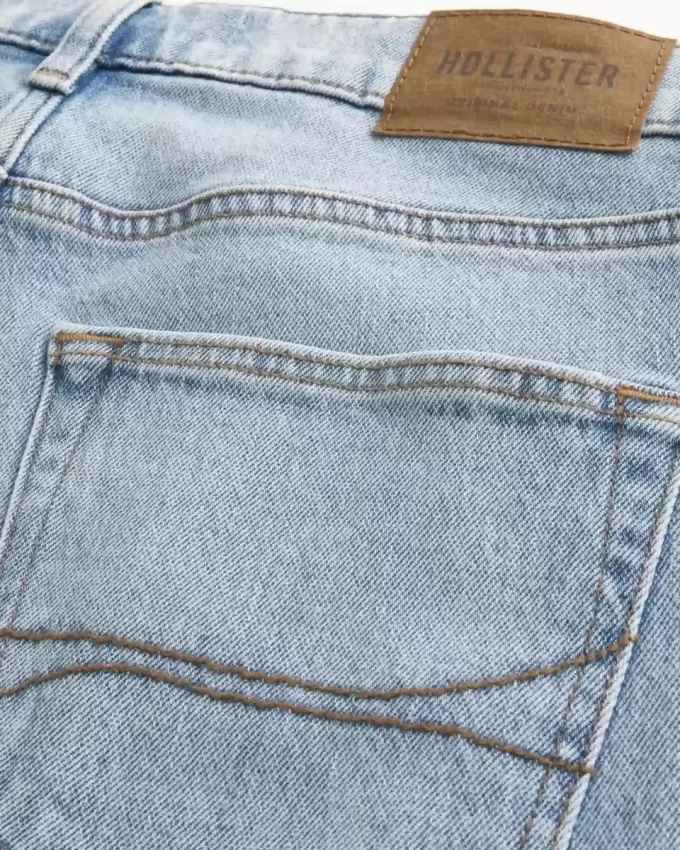 Jeansy Light Wash Slim Straight