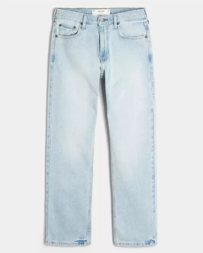 Jeansy Light Wash Straight Jeansy Light Wash Straight