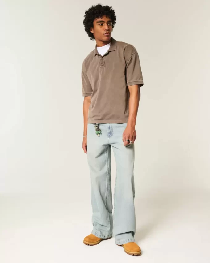 Jeansy Light Wash Super Baggy Jeansy Light Wash Super Baggy