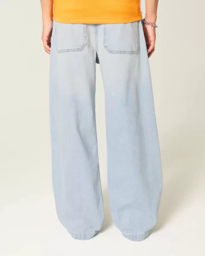 Jeansy Light Wash Super Baggy Jeansy Light Wash Super Baggy