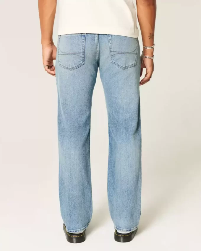 Jeansy Medium Wash Straight Jeansy Medium Wash Straight