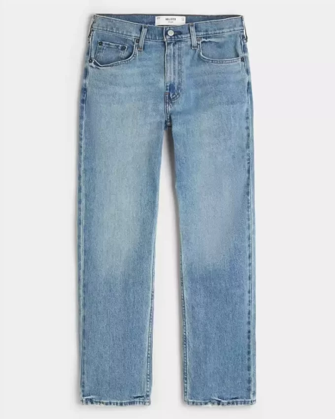 Jeansy Medium Wash Straight Jeansy Medium Wash Straight
