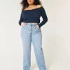 Jeansy typu dad jeans Curvy Ultra High-Rise Medium Wash