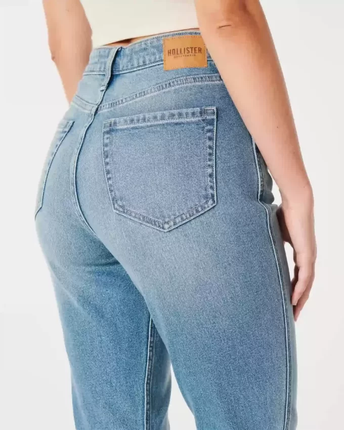 Jeansy typu mom jeans Curvy Ultra High-Rise Medium Wash Jeansy typu mom jeans Curvy Ultra High-Rise Medium Wash