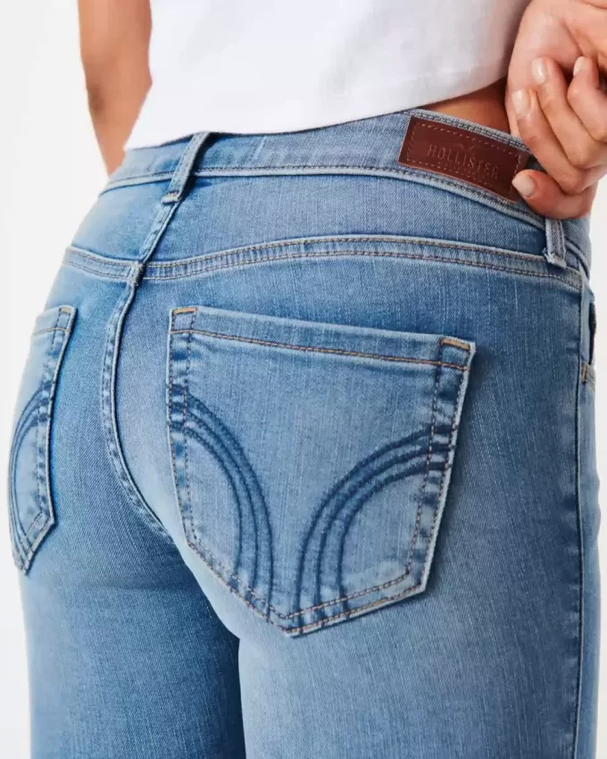 Jeansy z niskim stanem i średnim stanem Jeansy z niskim stanem i średnim stanem