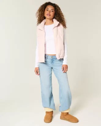 Kamizelka puchowa z kokardą