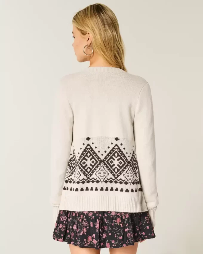 Kardigan z frędzlami, który nie wymaga zapinania Kardigan z frędzlami, który nie wymaga zapinania