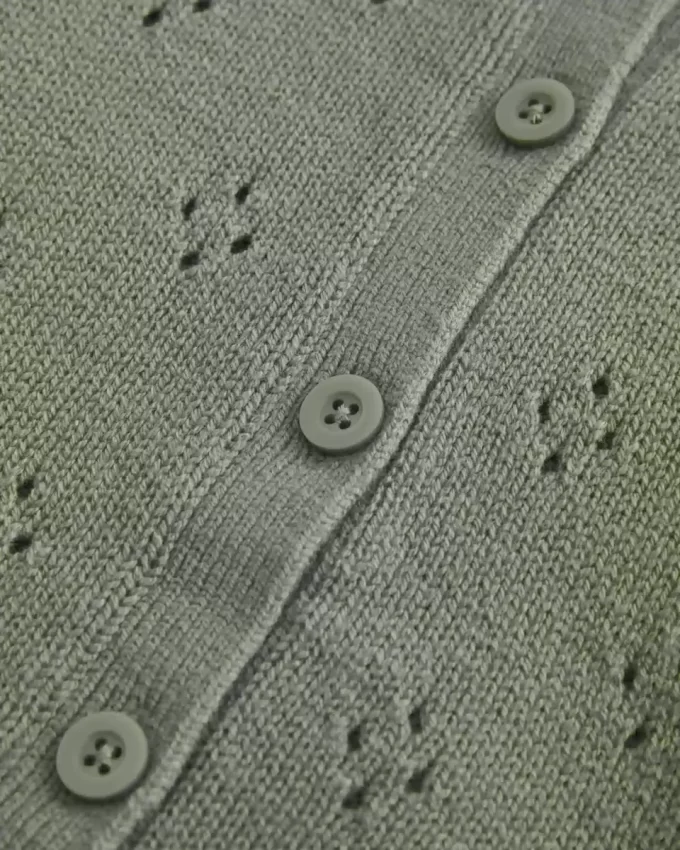 Kardigan z okrągłym dekoltem